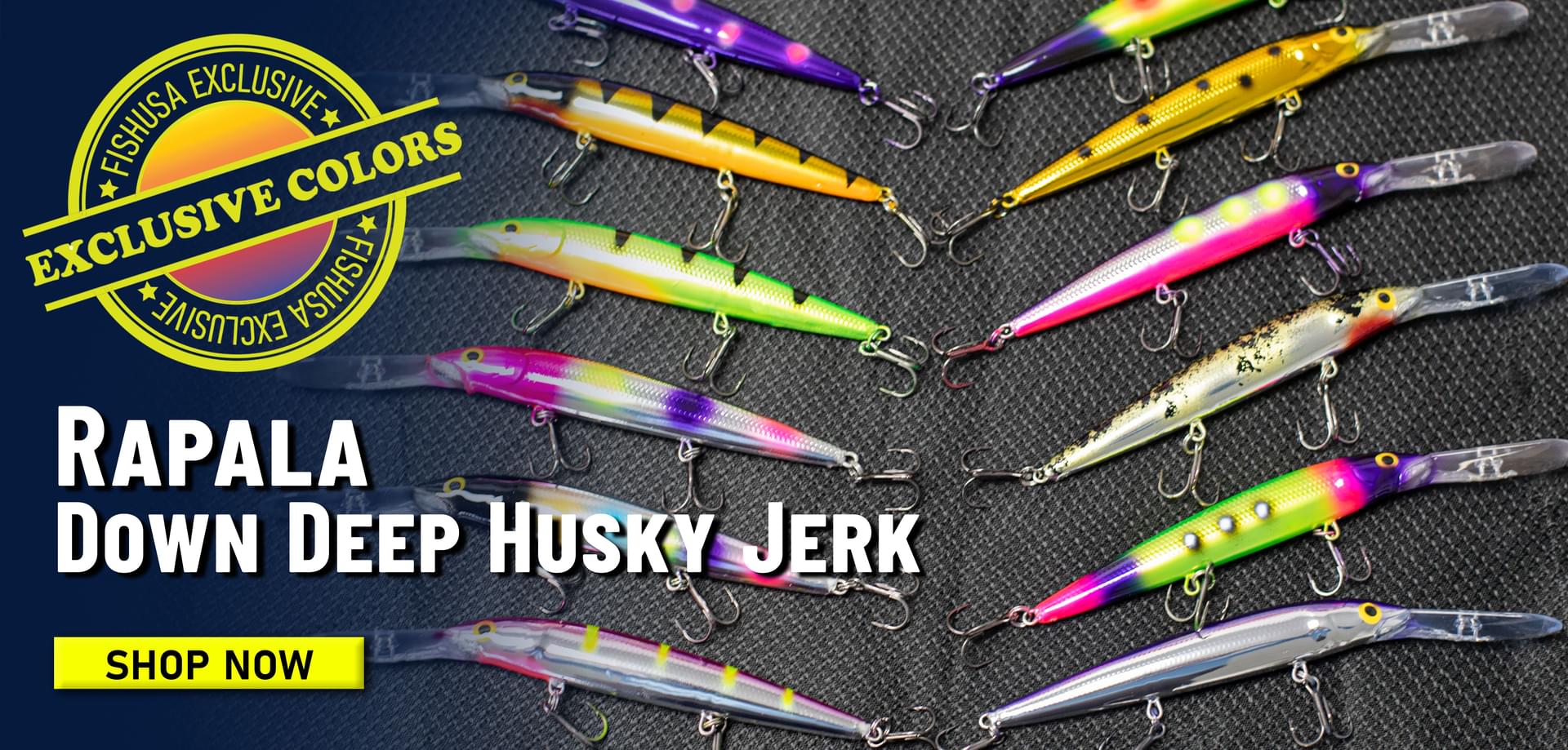 Exclusive Colors Rapala Down Deep Husky Jerk Shop Now