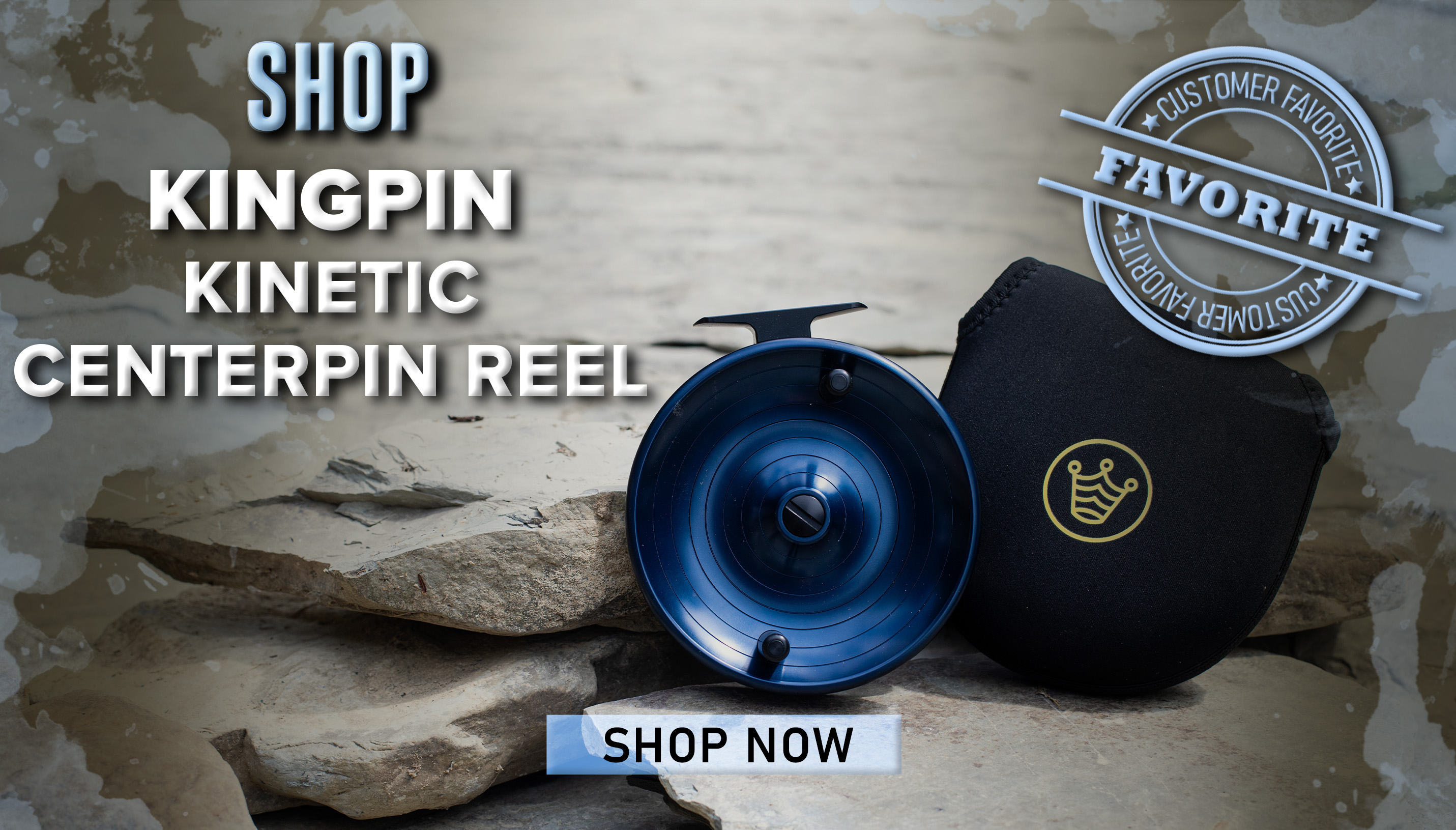 Customer Favorite Kingpin Kinetic Centerpin Reel Shop Now