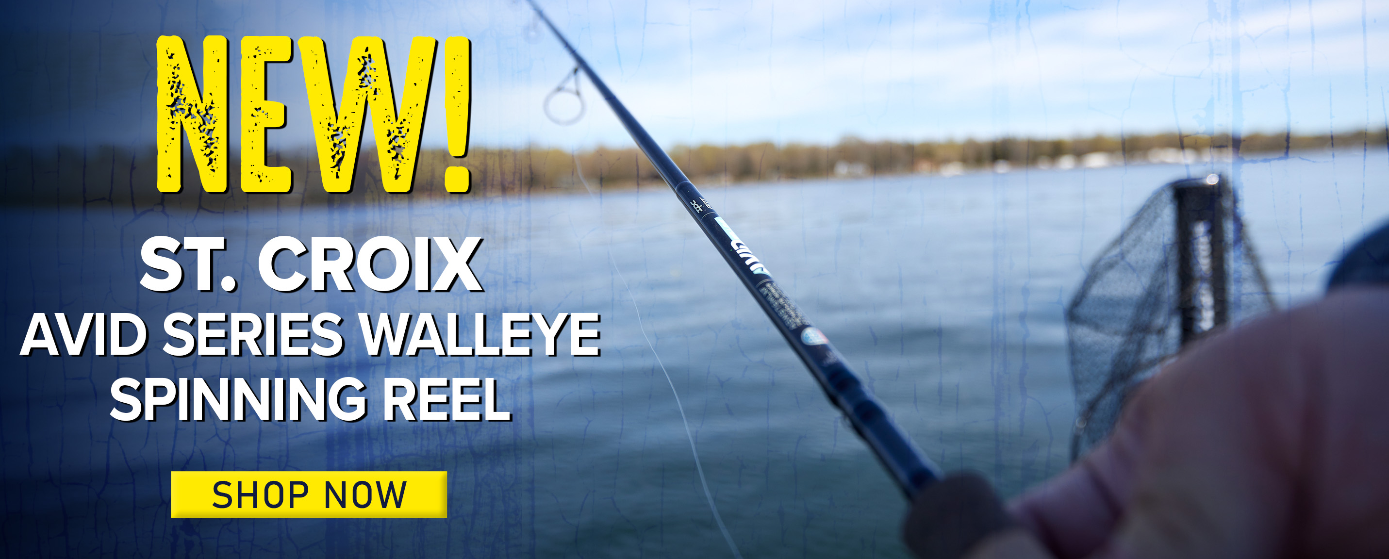 New! St. Croix Avid Series Walleye Spinning Rod Shop Now