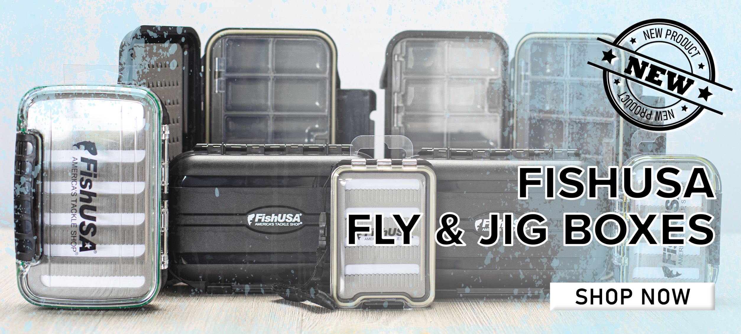 New FishUSA Fly & Jig Boxes Shop Now