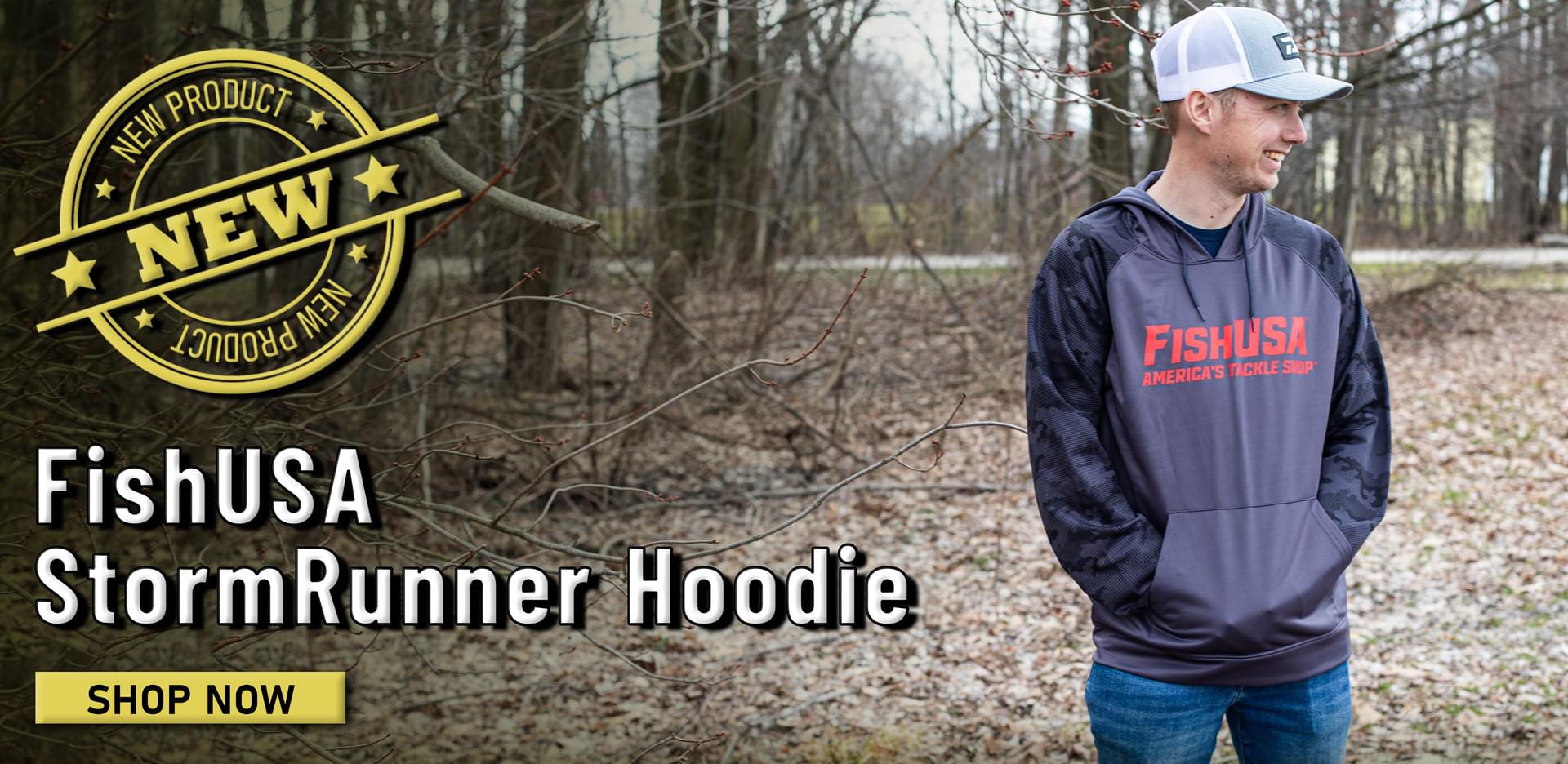 New FishUSA StormRunner Hoodie Shop Now