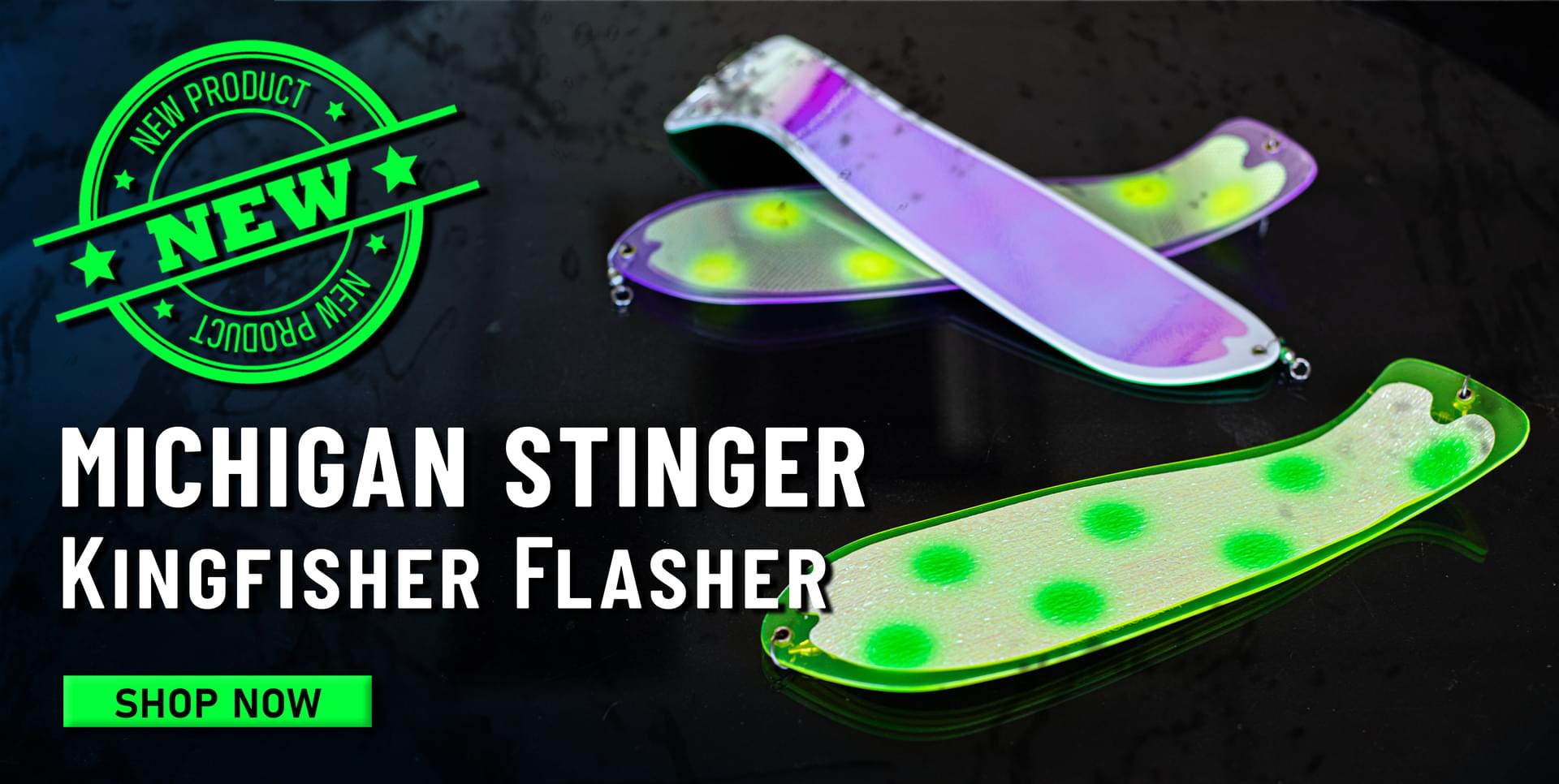 New! Michigan Stinger Kingfisher Flasher Shop Now