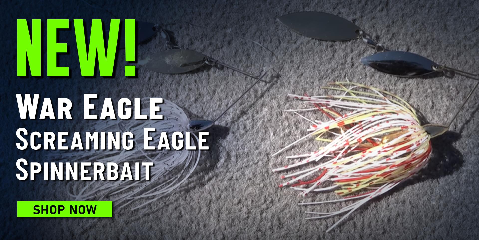 New! War Eagle Screaming Eagle Spinnerbait Shop Now