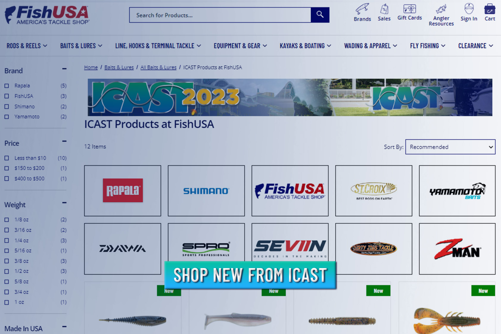 Shop New From ICAST