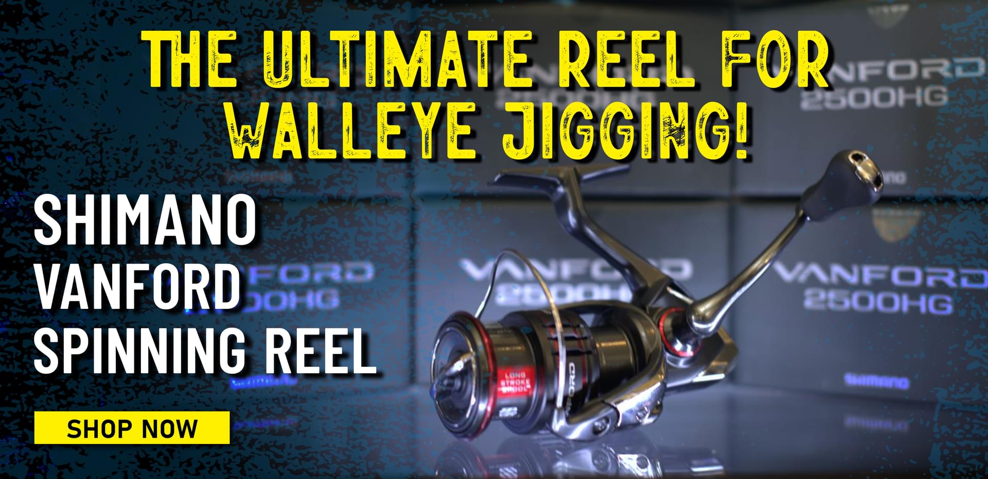 The Ultimate Reel For Walleye Jigging! Shimano Vanford Spinning Reel Shop Now