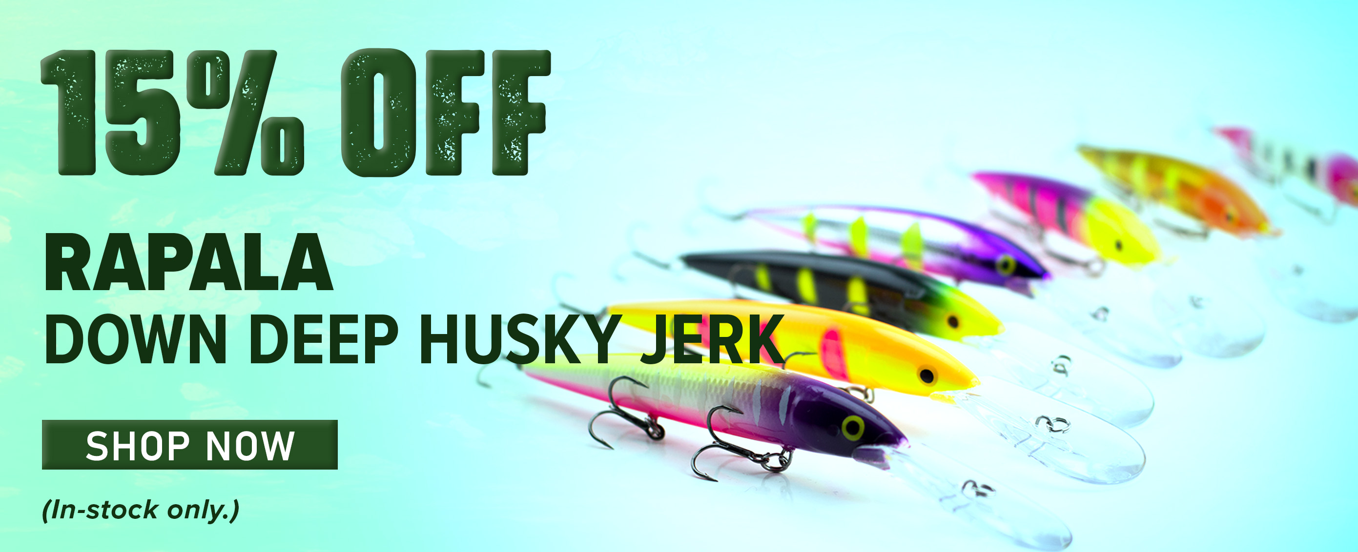 15% Off Rapala Down Deep Husky Jerk Shop Now (In-stock only.)