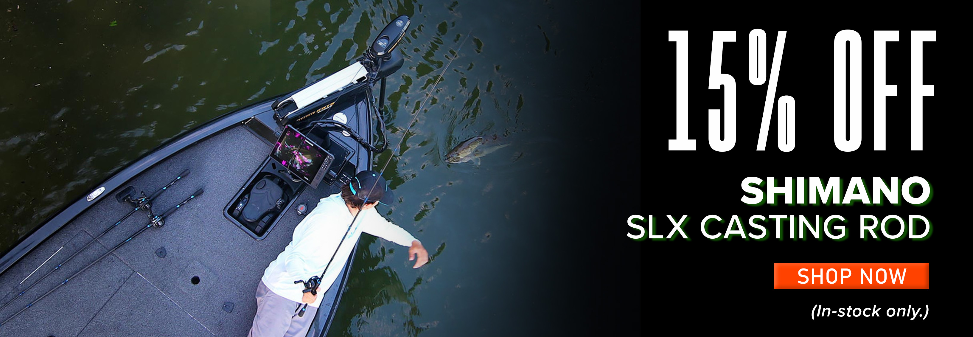 15% Off Shimano SLX Casting Rod Shop Now (In-stock only.)