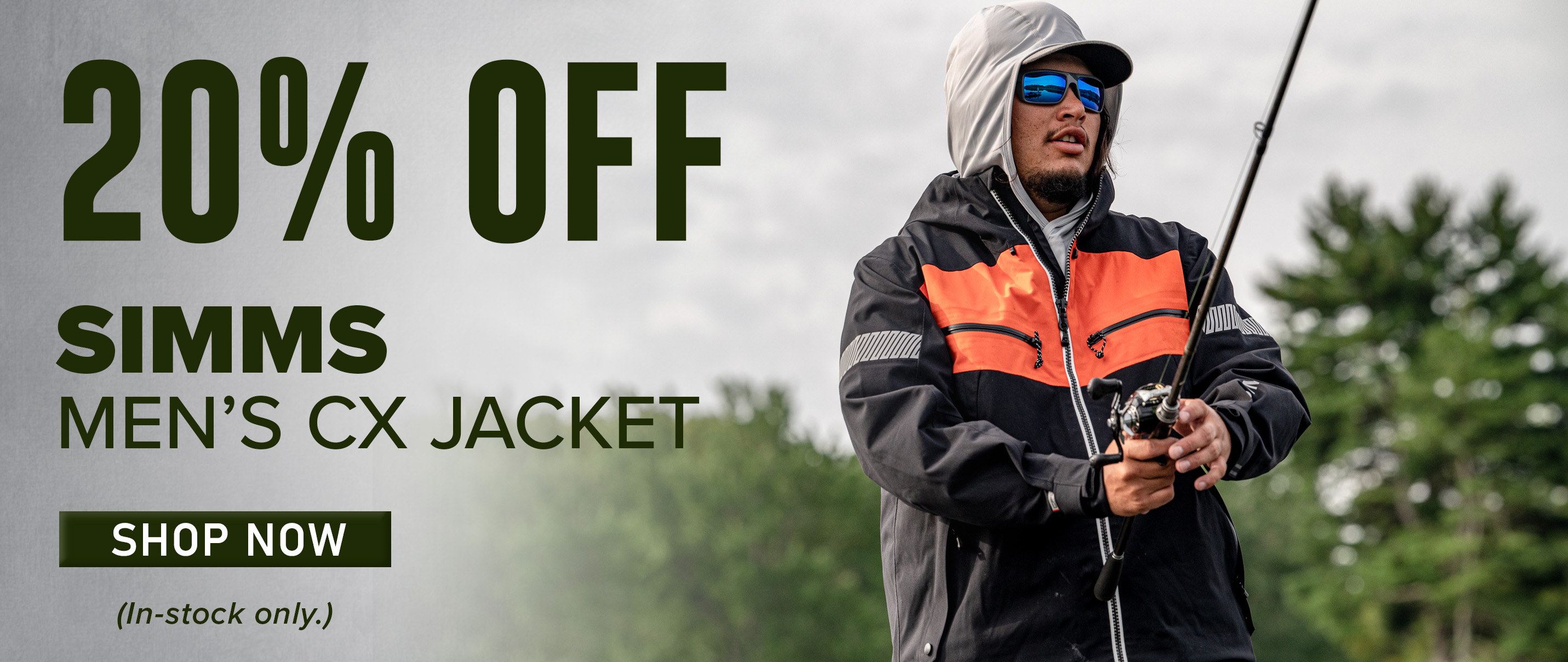 20% Off Simms Men's CX Jacket Shop Now (In-stock only.)