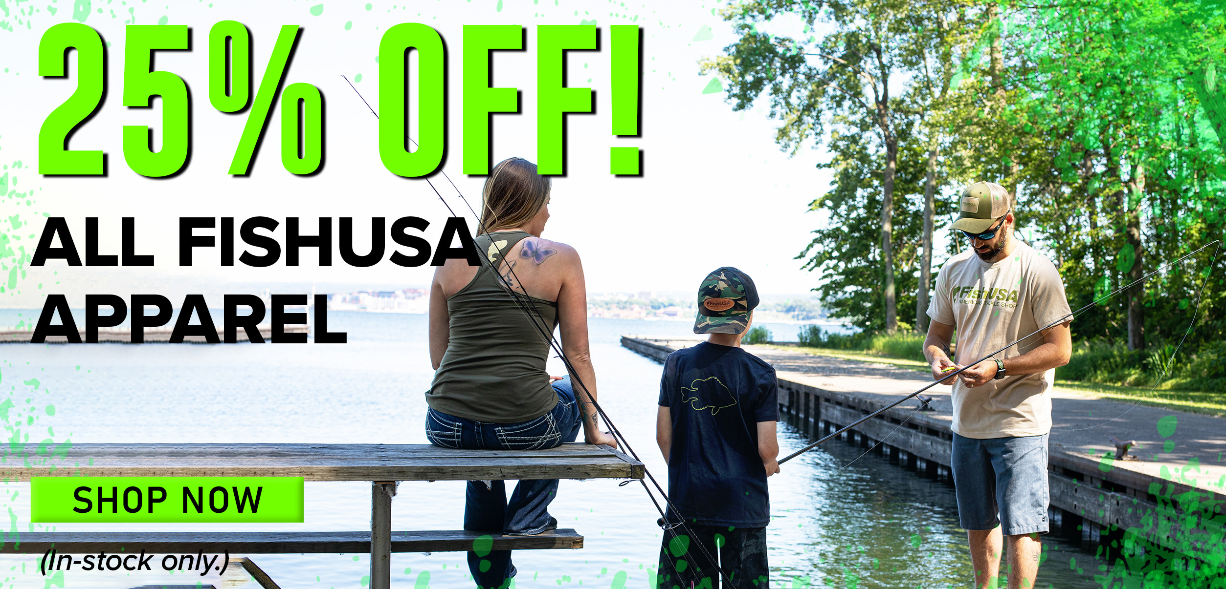 25% Off All FishUSA Apparel Shop Now (In-stock only)