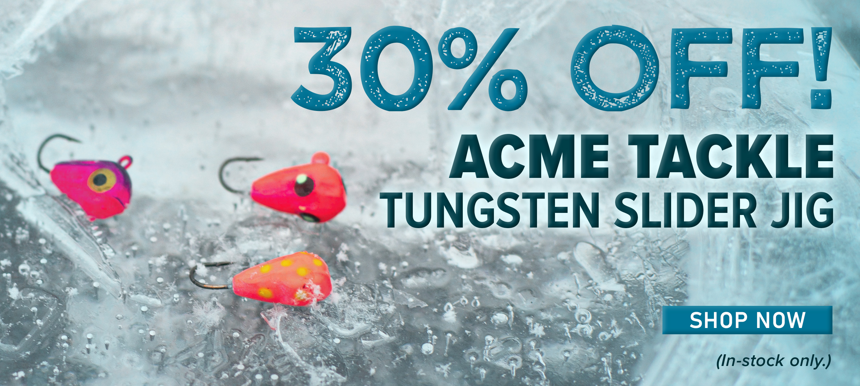 30% Off! Acme Tackle Tungsten Slider Jig Shop Now (In-stock only.) 