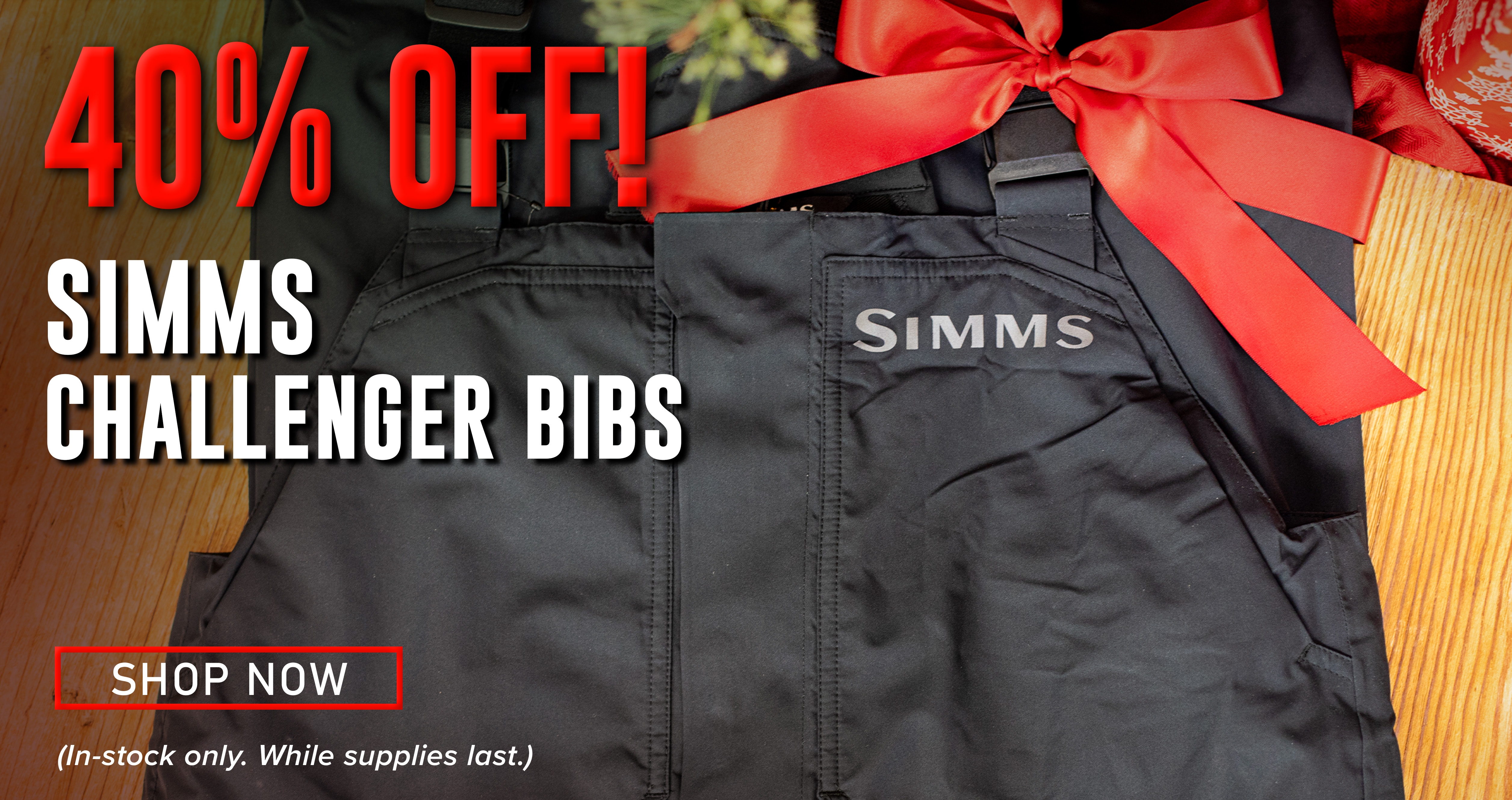 40% Off! Simms Challenger Bibs Shop Now (In-stock only. While supplies last.)