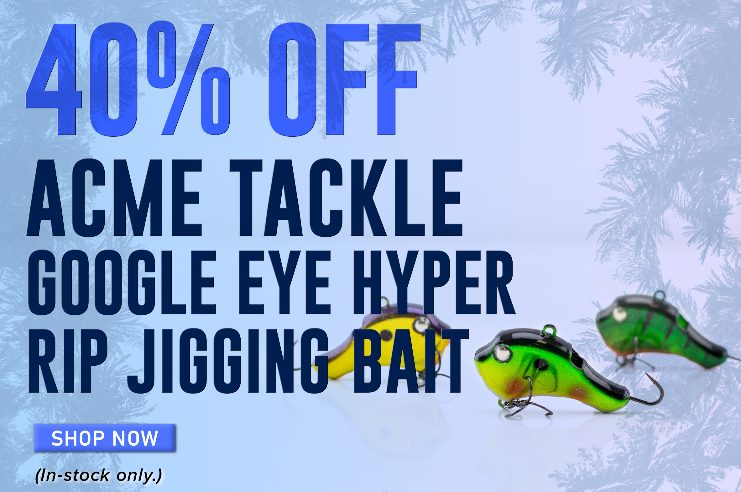 40% Off Acme Tackle Google Eye Hyper RIP Jigging Bait Shop Now (In-stock only. Offer valid 01.21.2023 until 11:59PM EST.)