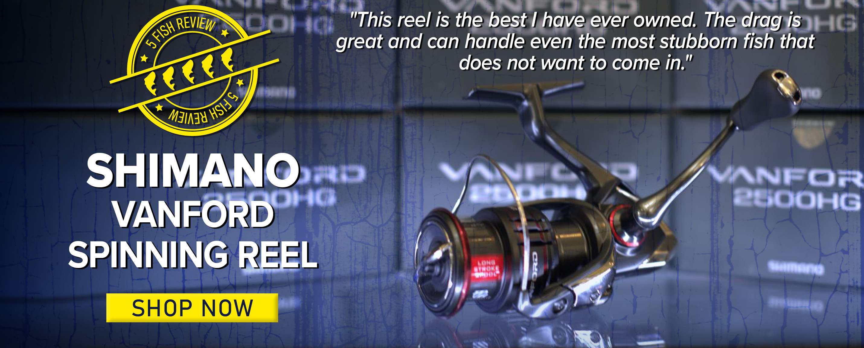 5 FIsh Review Shimano Vanford Spinning Reel 