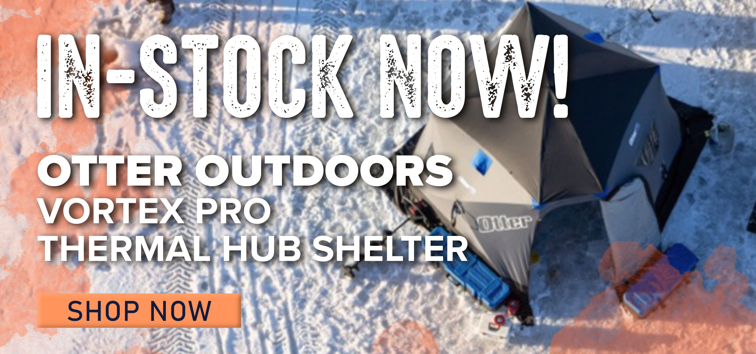 In-stock now! Otter Outdoors Vortex Pro Thermal Hub Shelter Shop Now 