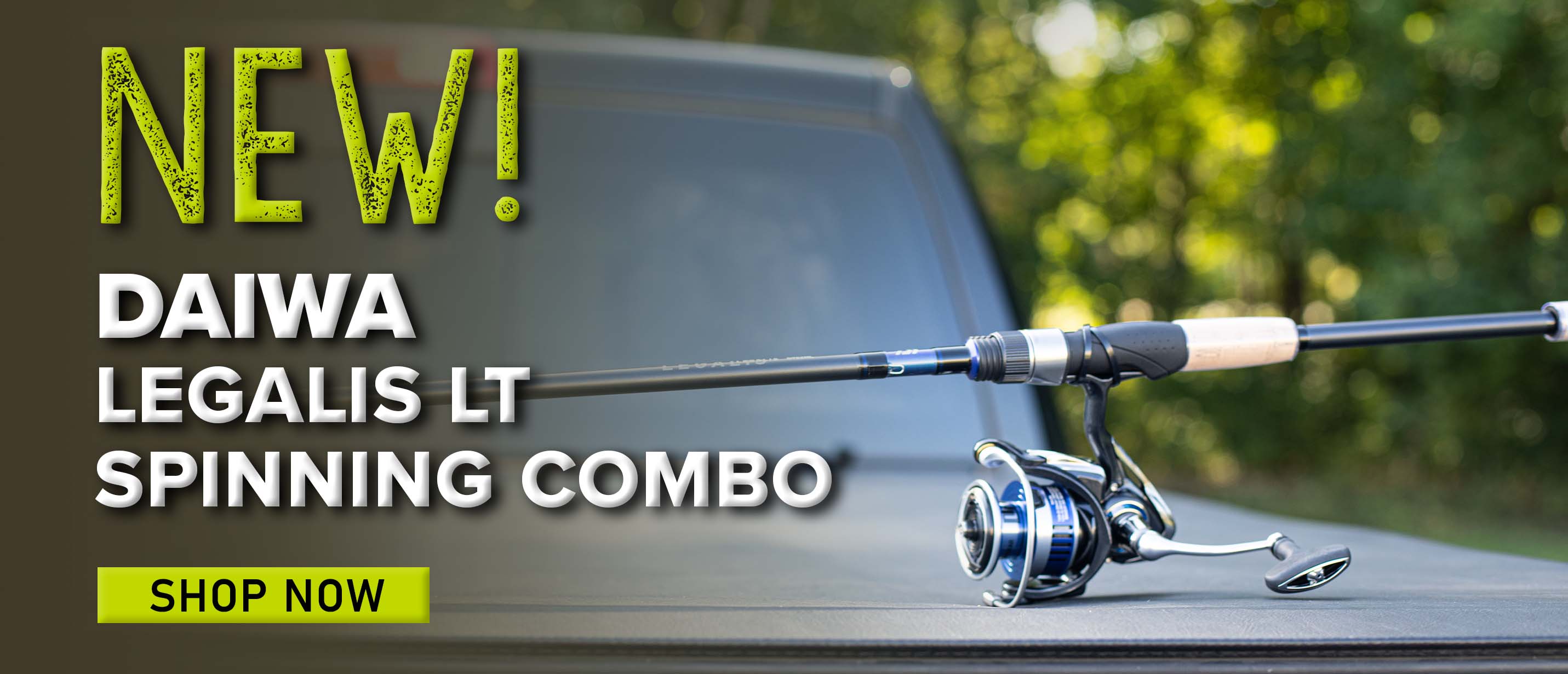New! Daiwa Legalis LT Spinning Combo Shop Now