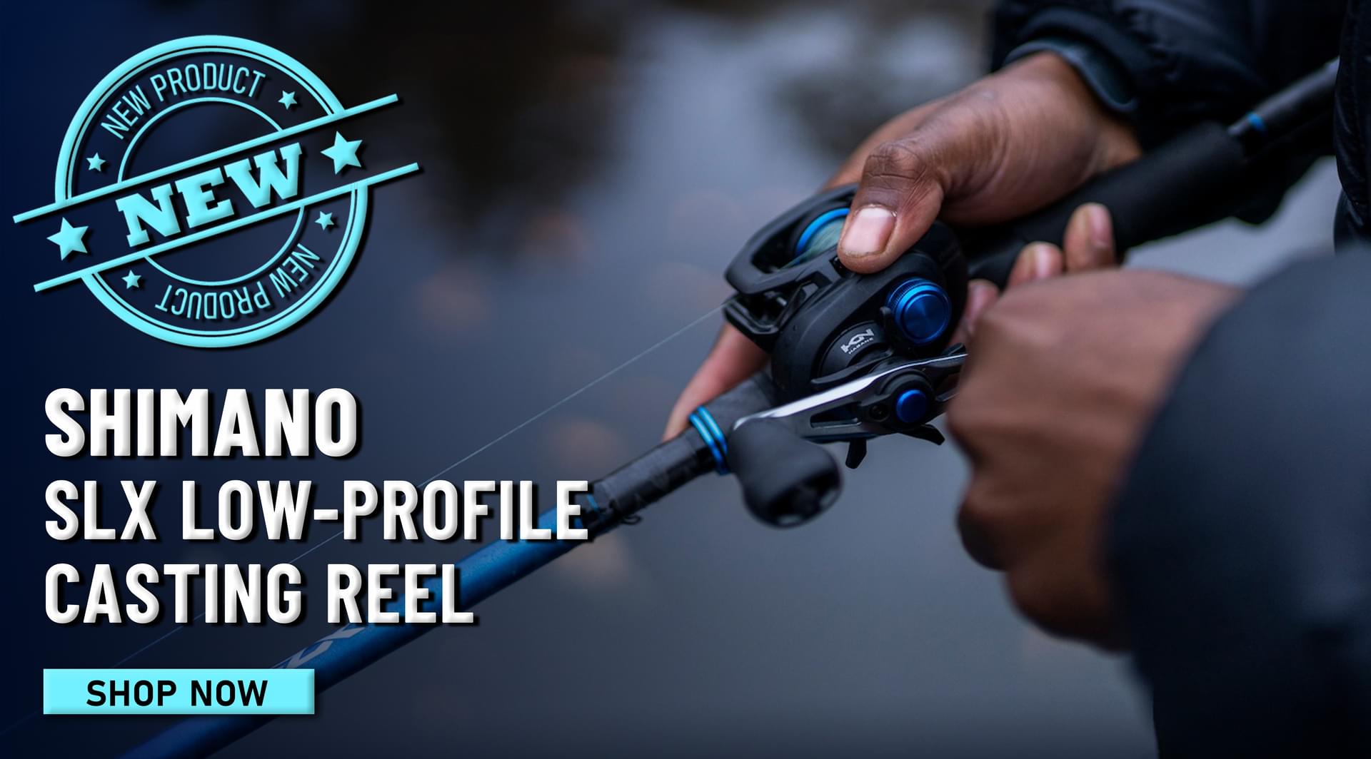 New! Shimano SLX Low-profile casting Reel Shop Now