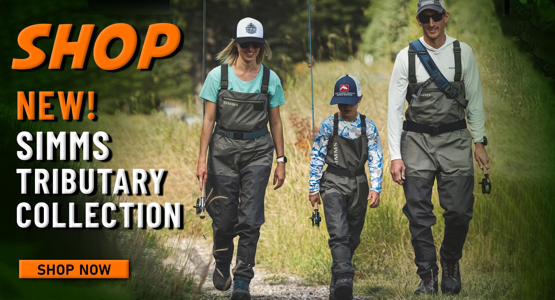 Shop New! Simms Tributary Collection Shop Now