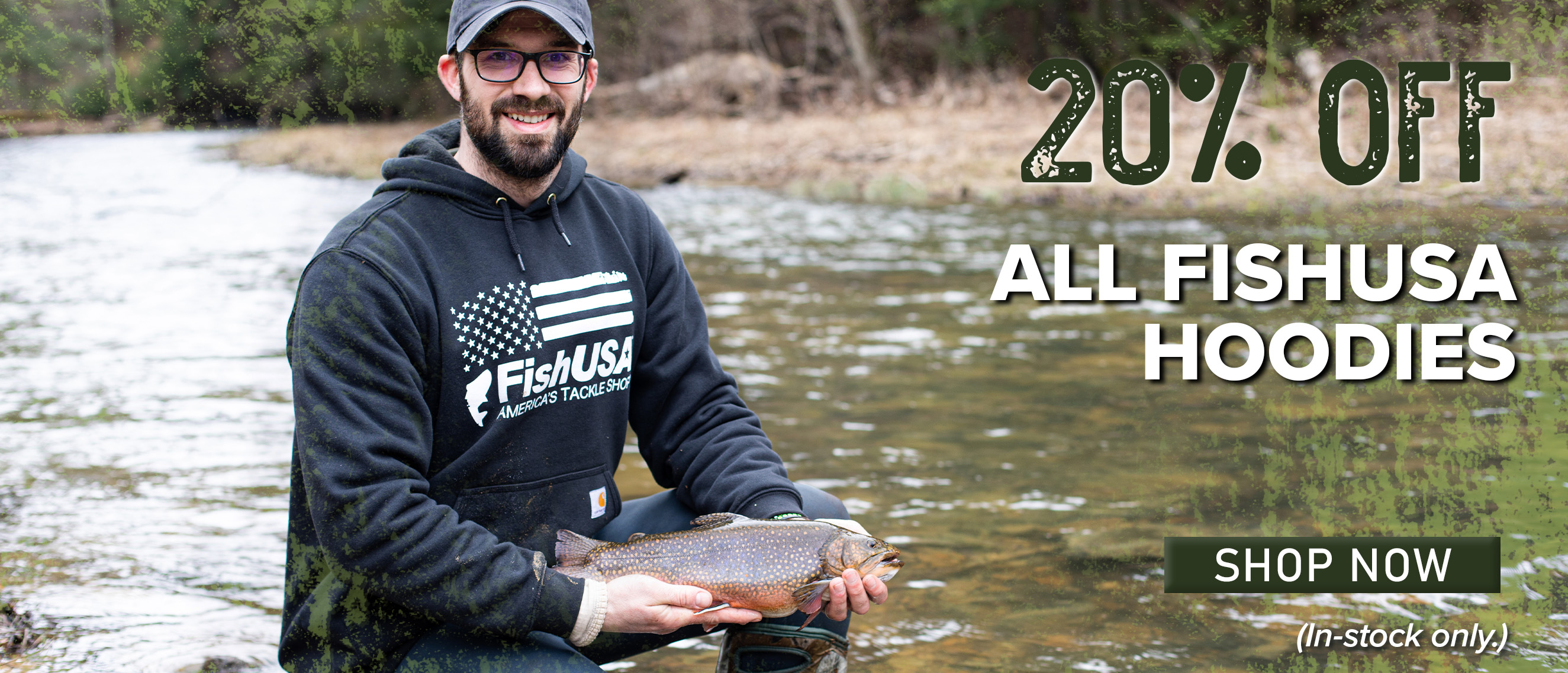 20% Off All FishUSA Hoodies Shop Now (In-stock only.)