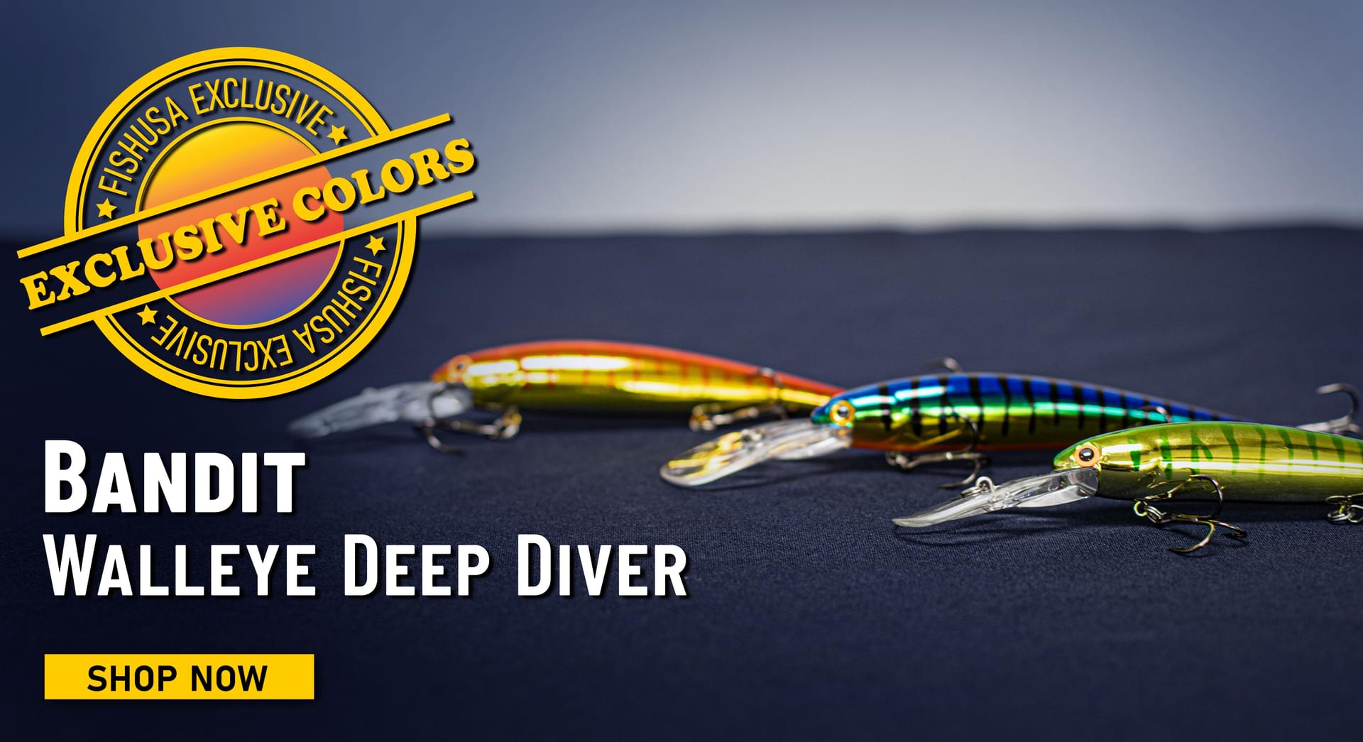 Exclusive Colors Bandit Walleye Deep Diver Shop Now