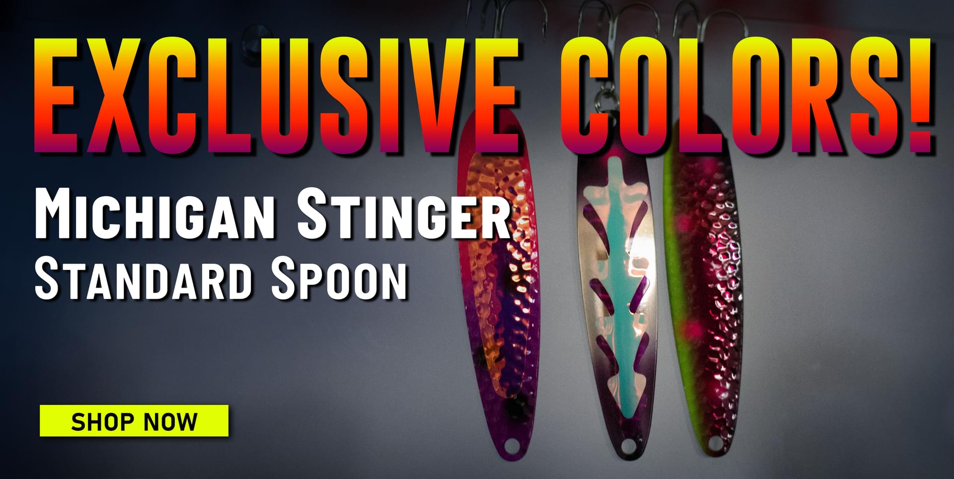 Exclusive Colors! Michigan Stinger Standard Spoon Shop Now