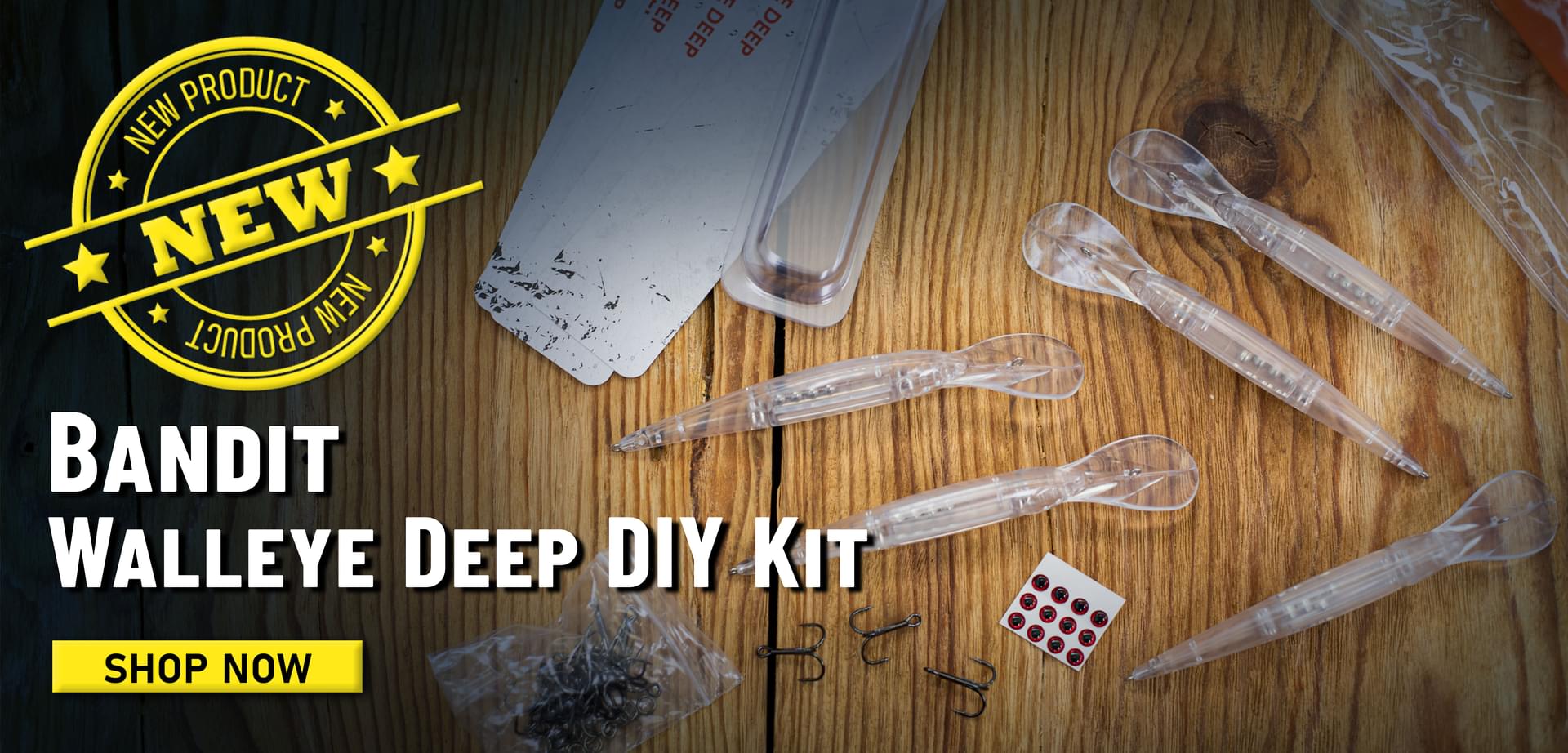 New! Bandit Walleye Deep DIY Kit Shop Now