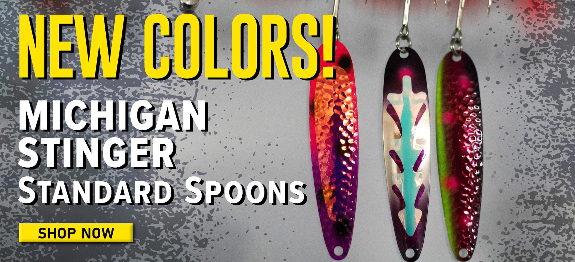 New Colors! Michigan Stinger Standard Spoons Shop Now