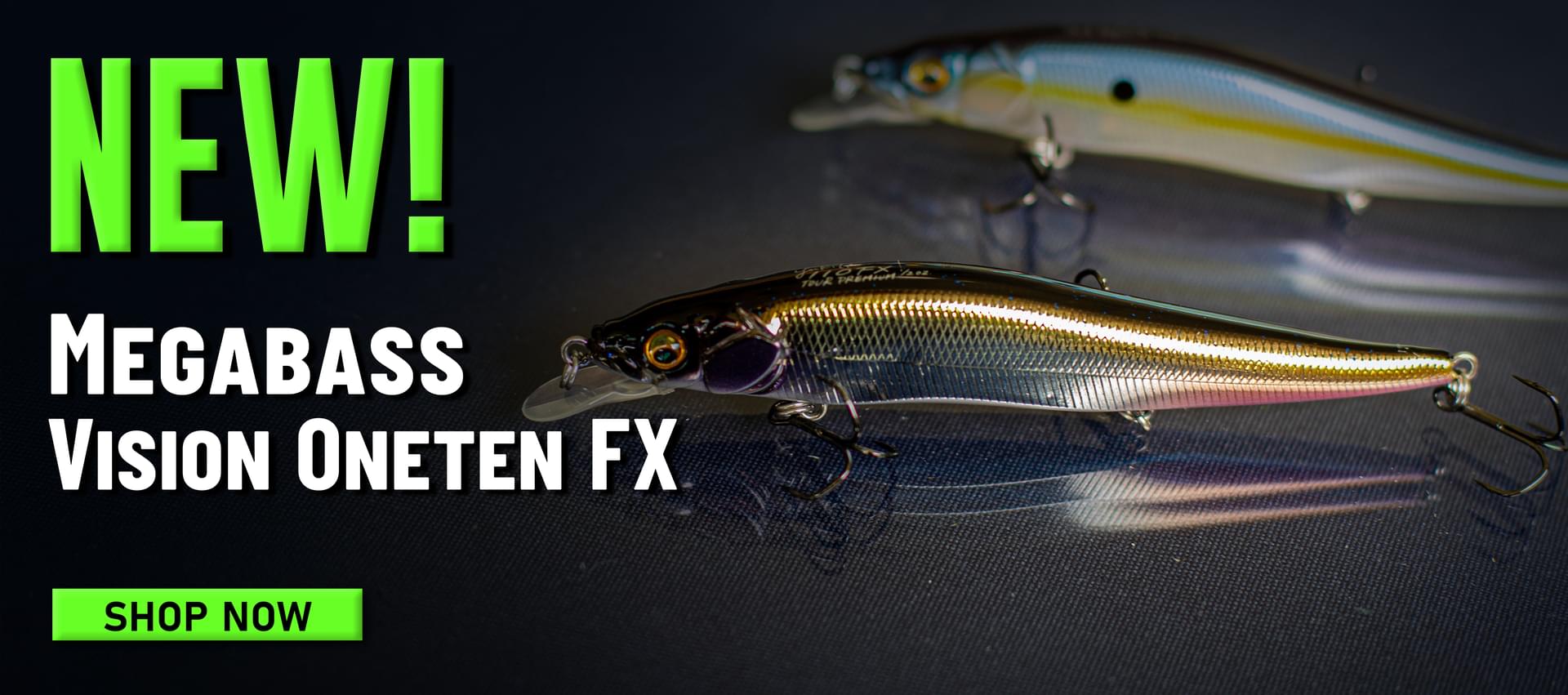 New! Megabass Vision Oneten FX Shop Now