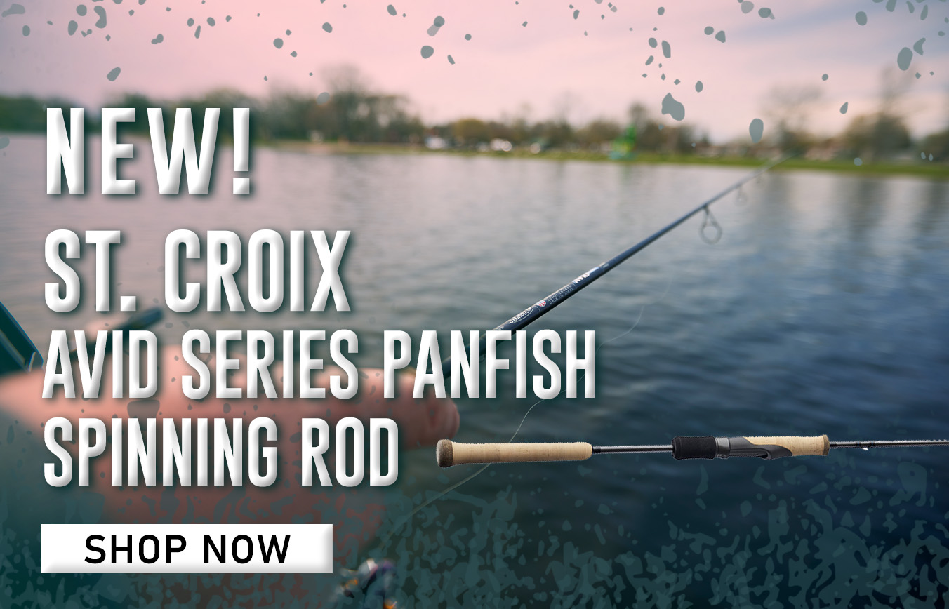 NEW St. Croix Avid Series Panfish Spinning Rod Shop Now