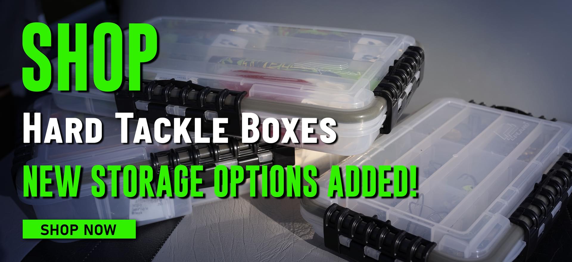  Shop Hard Tackle Boxes New Storage Options Added! Shop Now