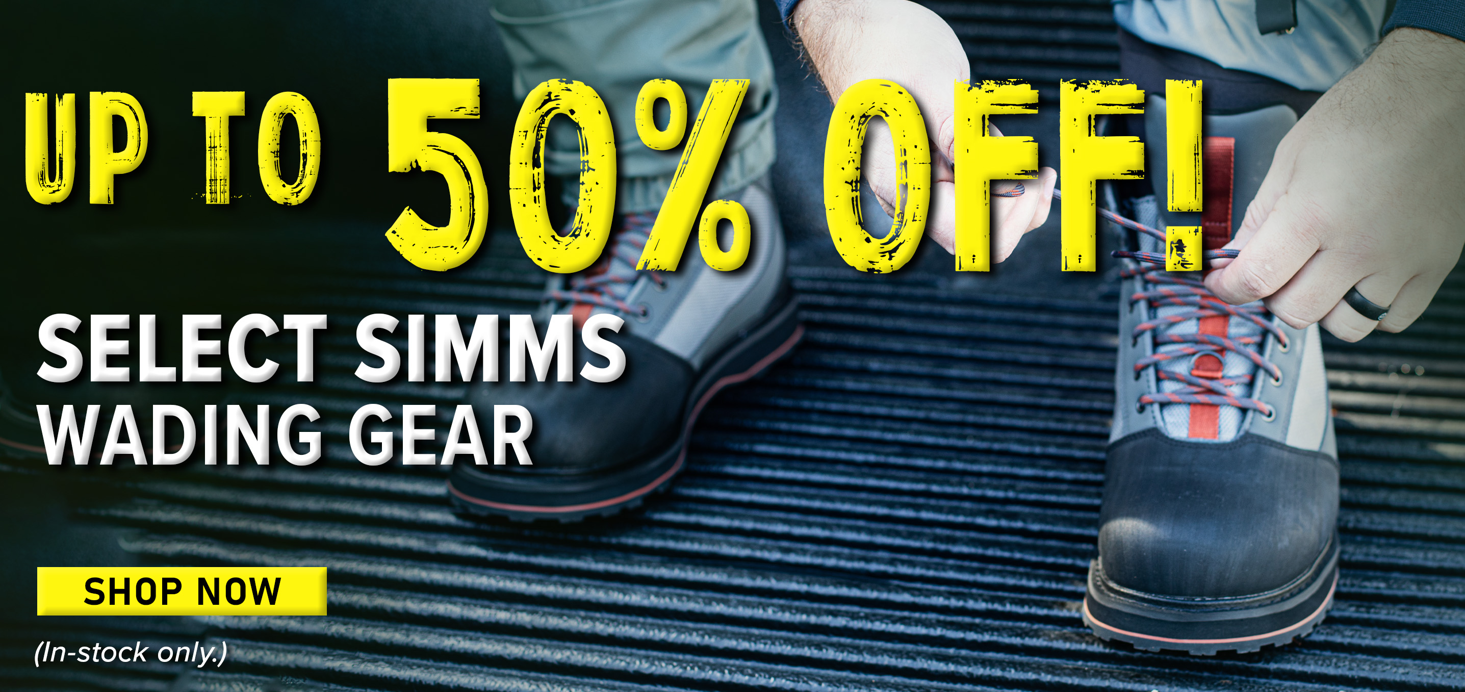 Up To 50% Off Select Simms Wading Gear Shop Now (In-stock only.)