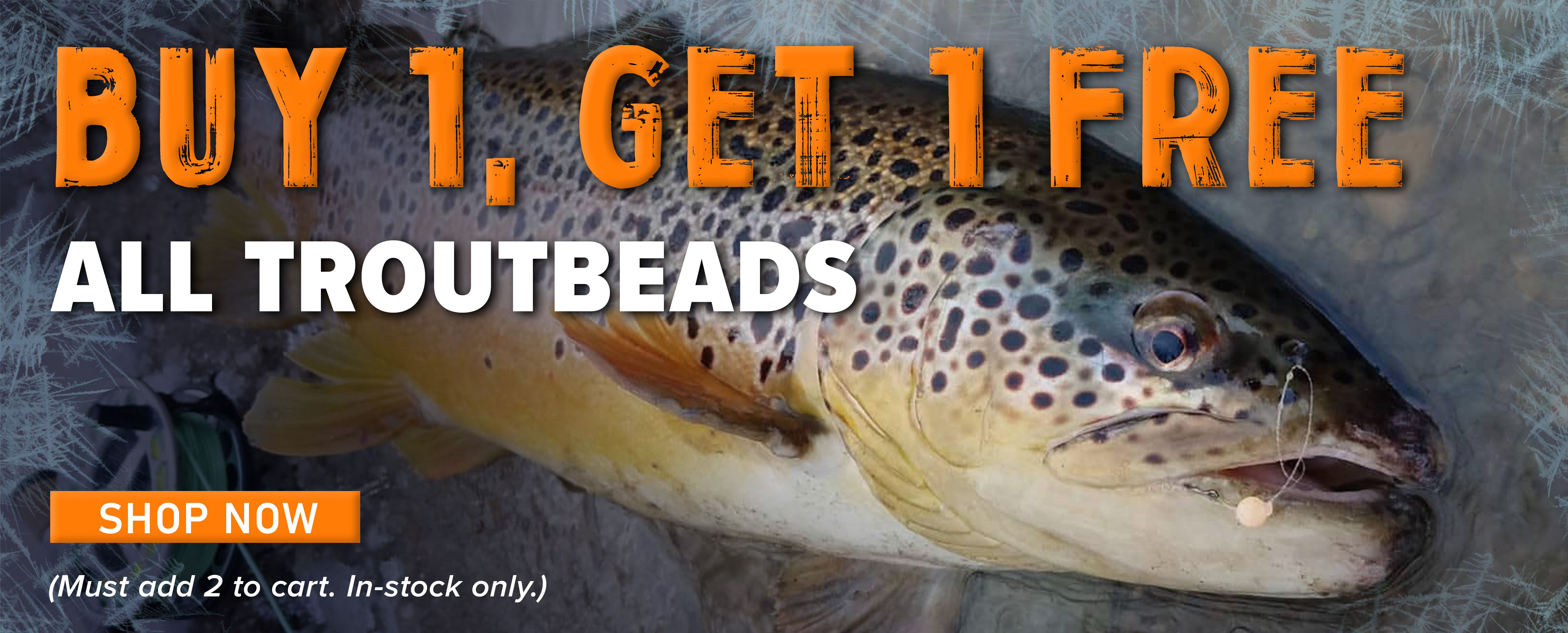 Buy 1, Get 1 Free All Troutbeads Shop Now (Must add 2 to cart. In-stock only.)