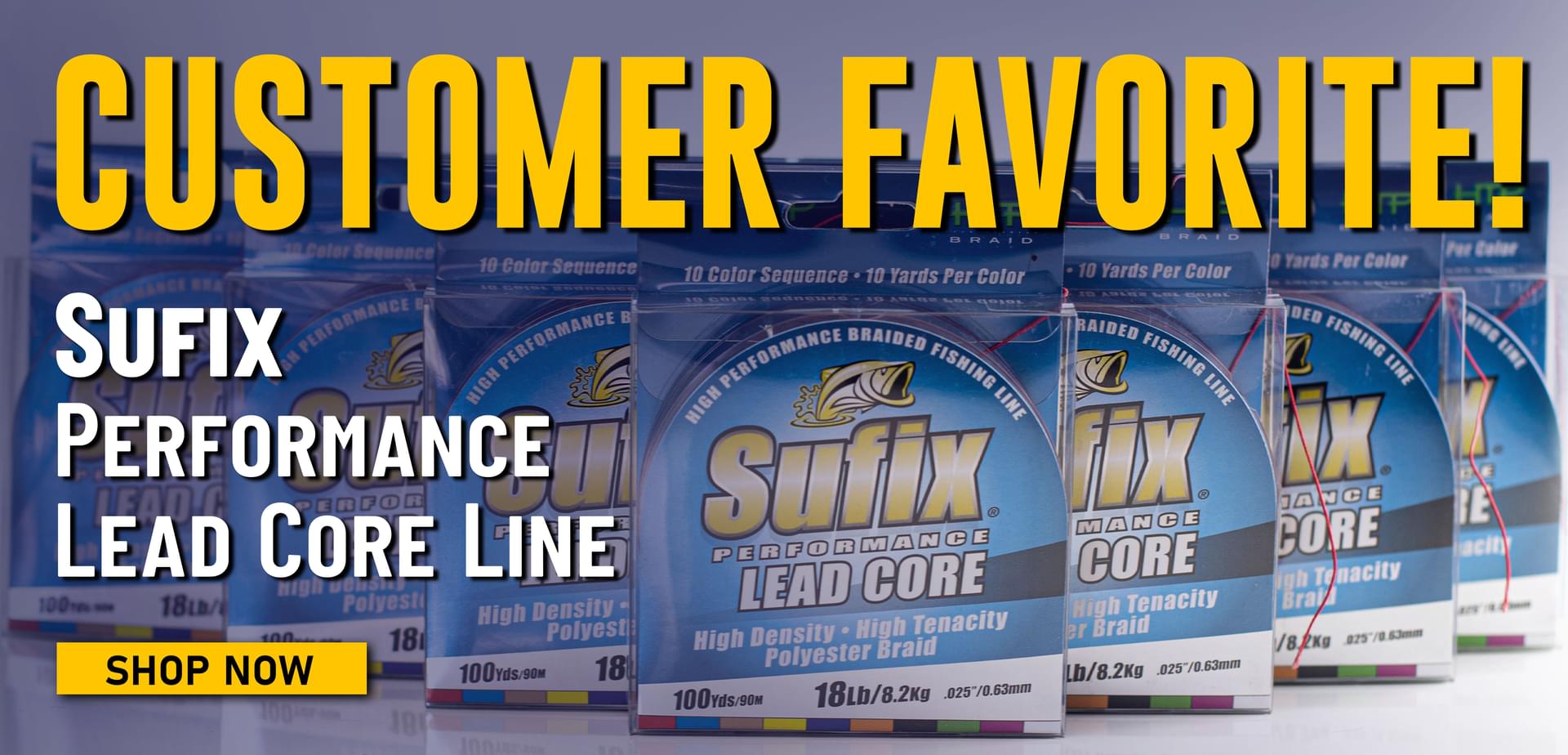 Customer Favorite! Sufix Performance Lead Core Line Shop Now