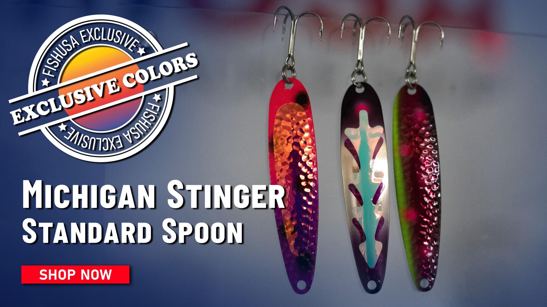 Exclusive Colors! Michigan Stinger Standard Spoon Shop Now