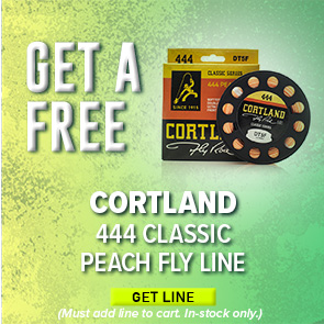 Get A FREE Cortland 444 Classic Peach Fly Line Get Line (Must add line to cart. In-stock only.)