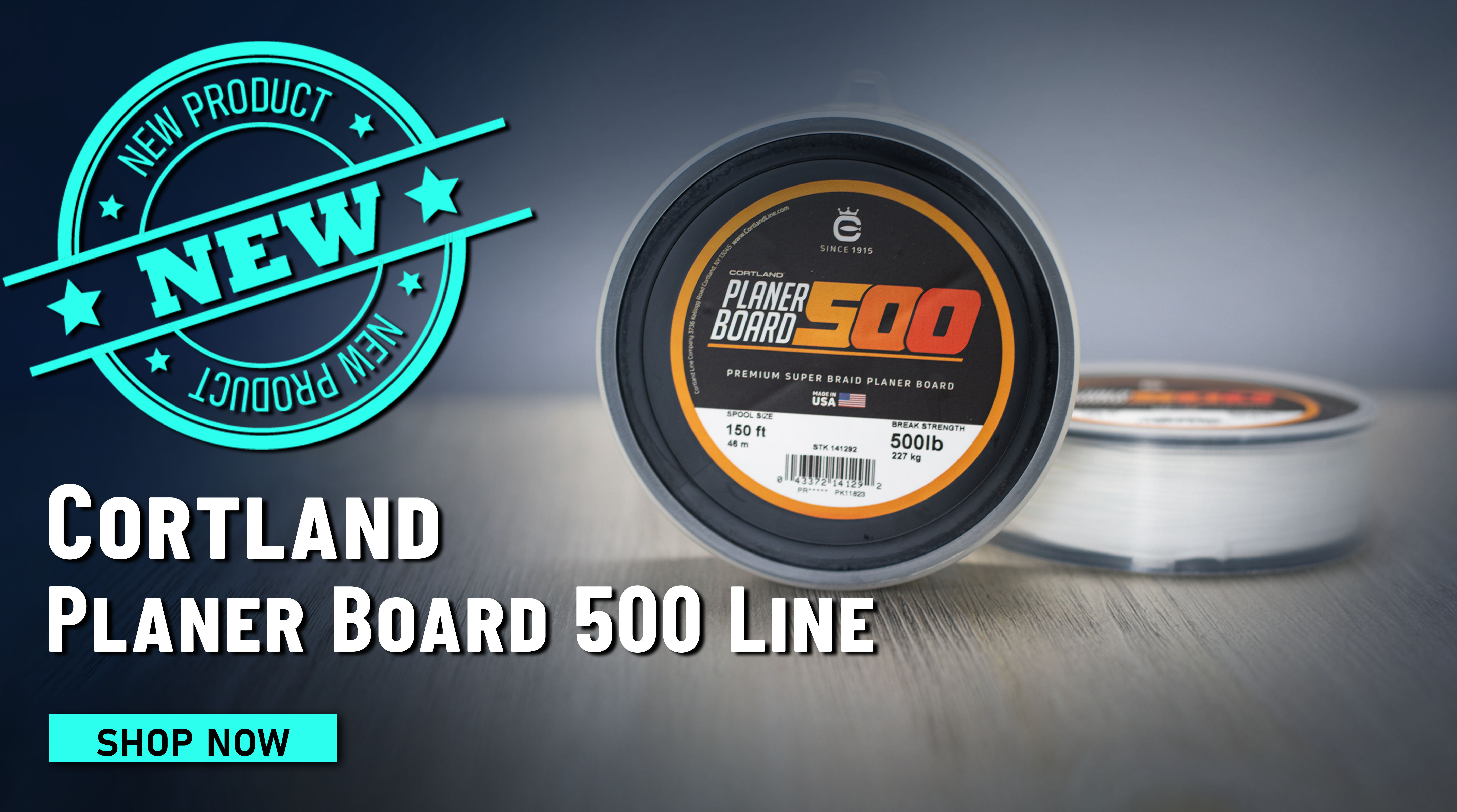 New! Cortland Planer Board 500 Line Shop Now