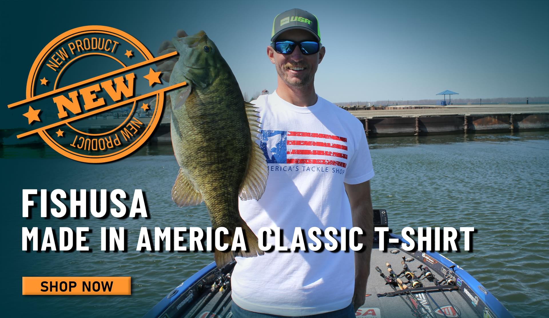 New! FishUSA Made In America Classic T-Shirt Shop Now