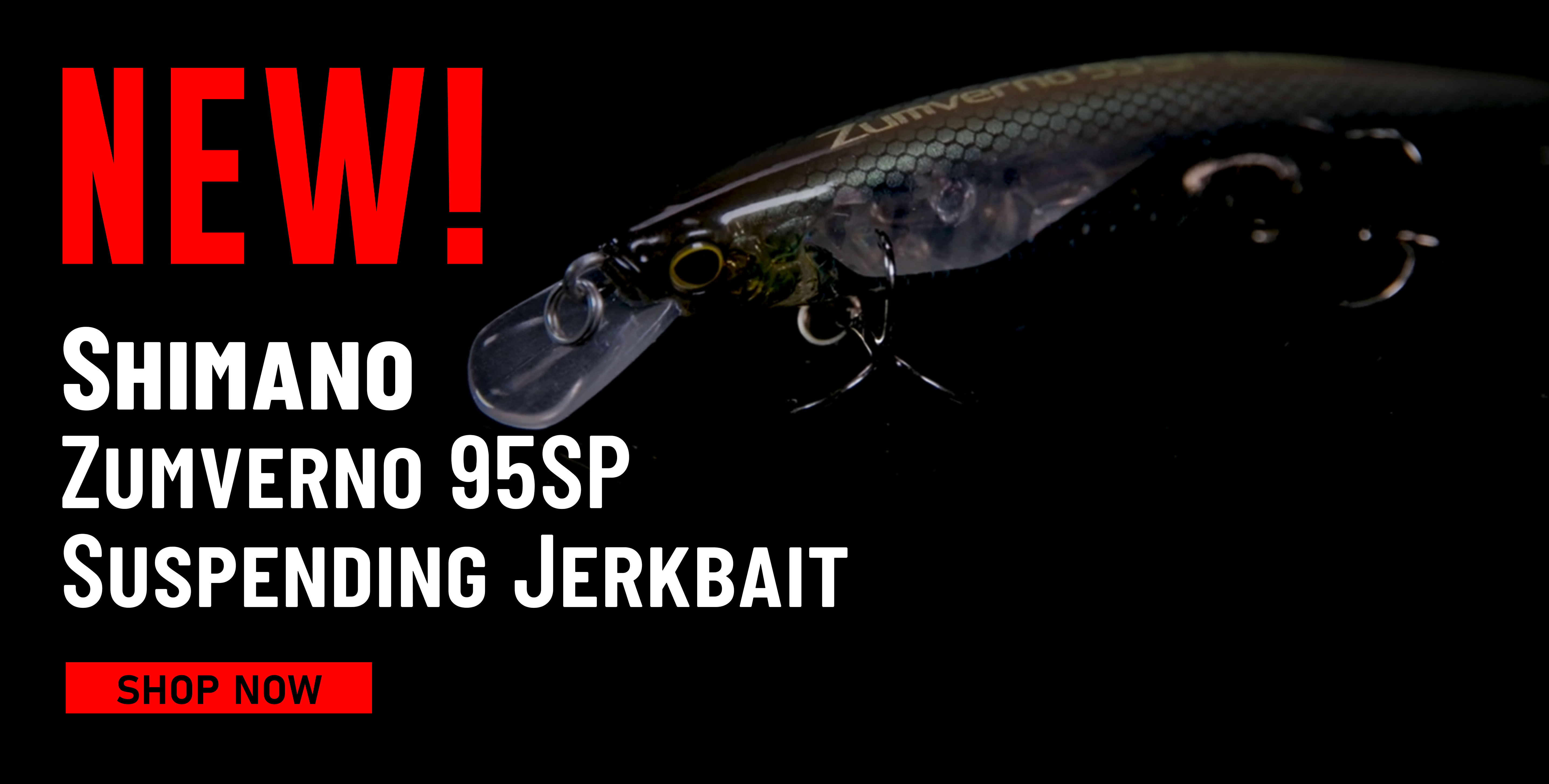 New! Shimano Zumverno 95SP Suspending Jerkbait Shop Now