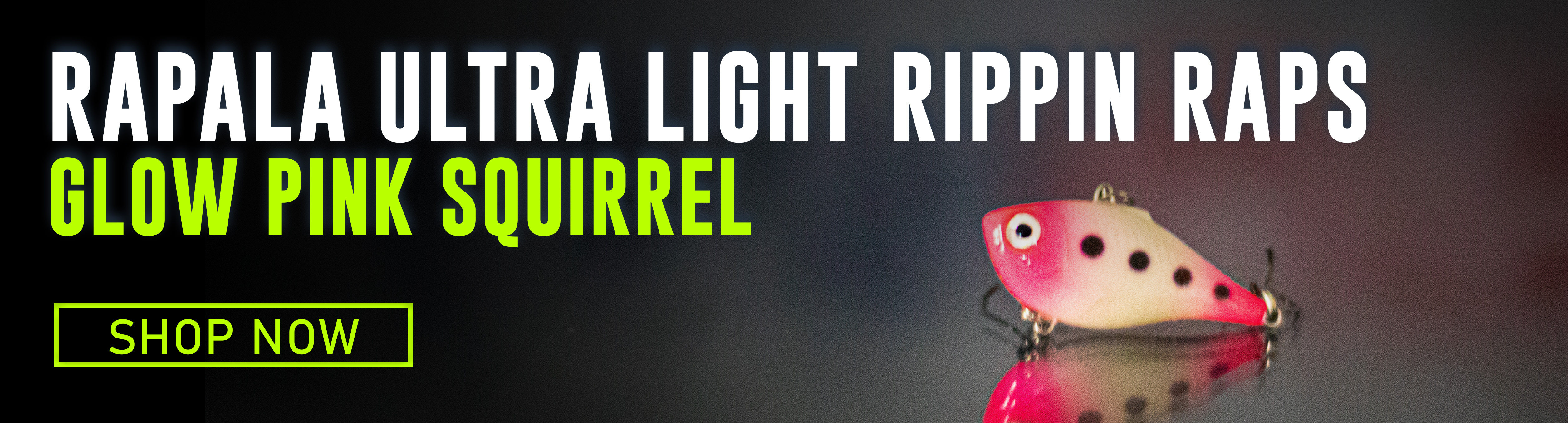 Rapala Ultra Light Rippin Raps Glow Pink Squirrel Shop Now