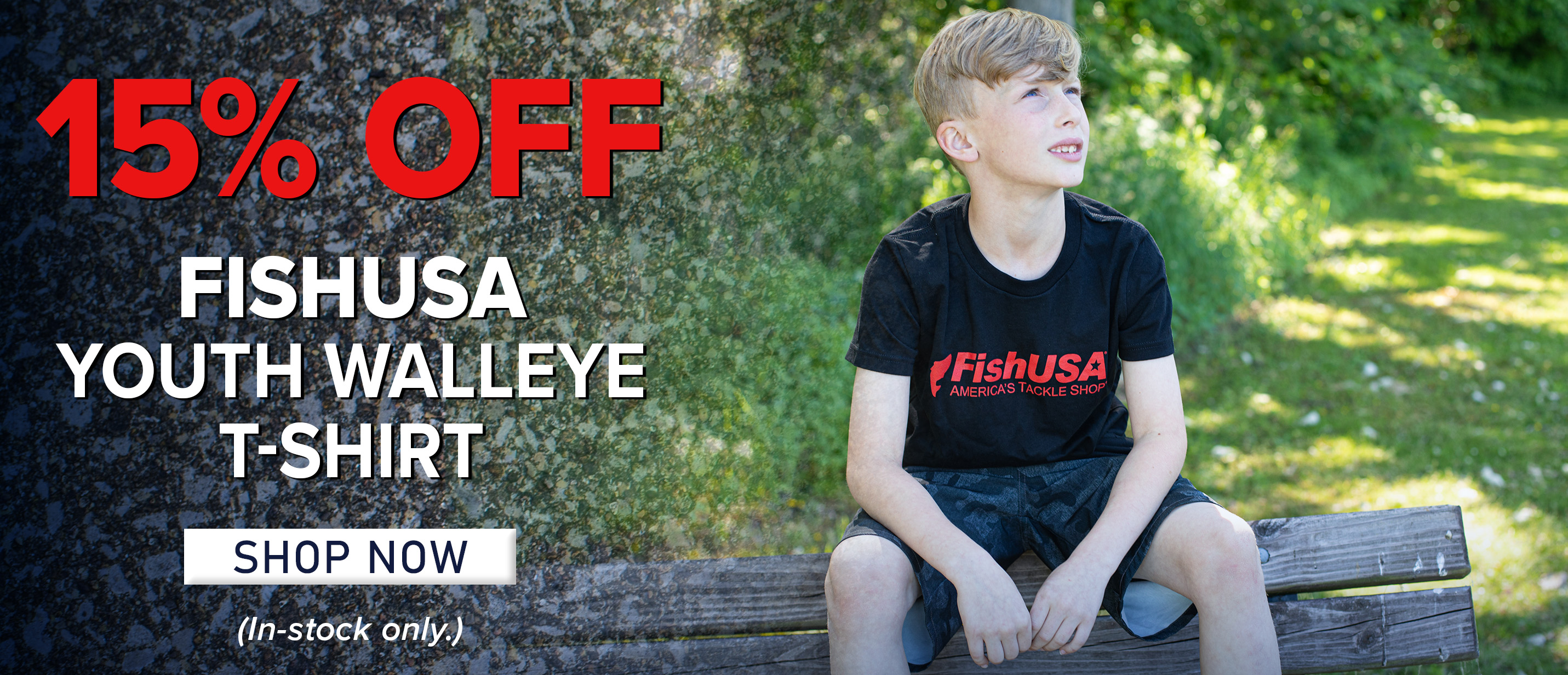 15% FishUSA Youth Walleye T-Shirt Shop Now (In-stock only.)