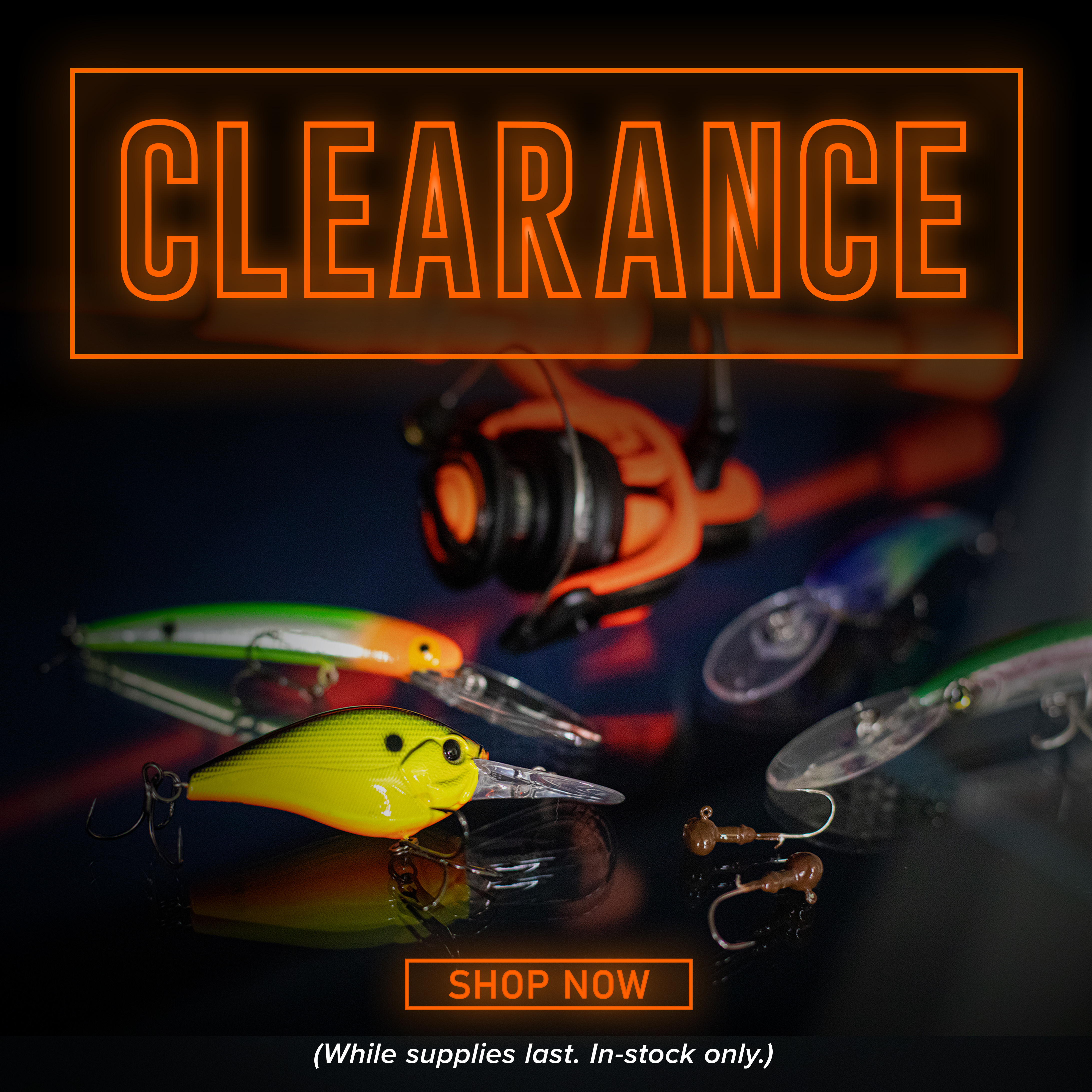 Clearance Shop Now (while supplies last. In-stock only.)