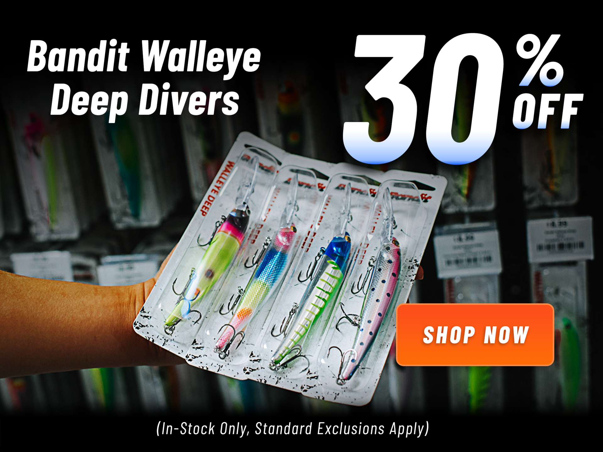 Bandit Walleye Deep Divers - 30% Off