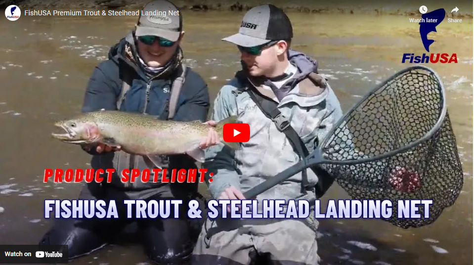 Product Spotlight: FishUSA Premium Trout & Steelhead Landing Net Youtube Video