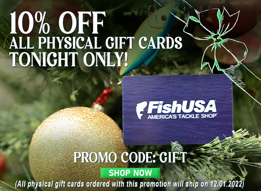 10% Off All Physical Gift Cards Today Only! Promo Code: GIFT Shop Now ( All Physical gift cards ordered with this promotion will ship on 12.01.2022.)