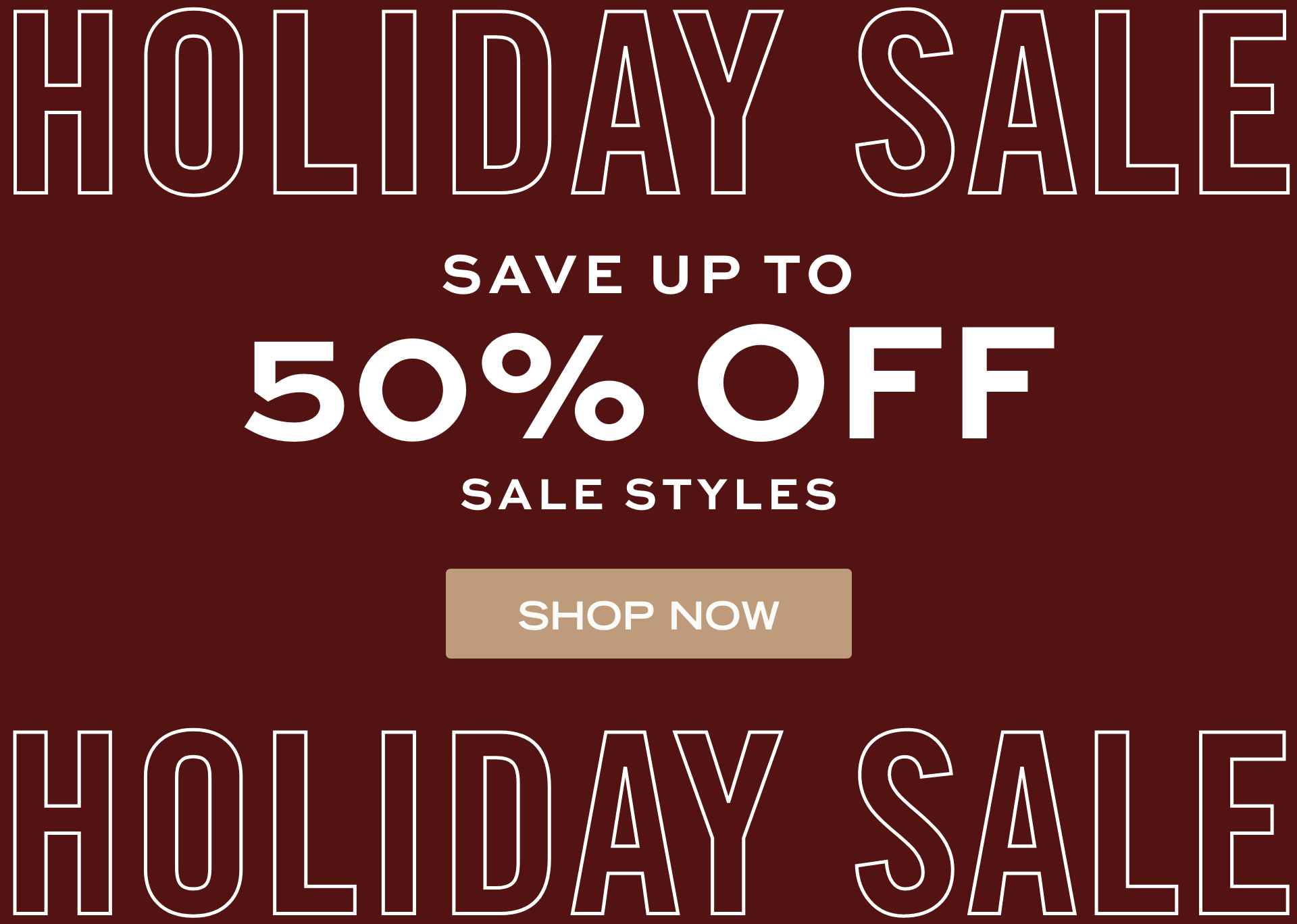 Save Up to 50% Off Sale Styles