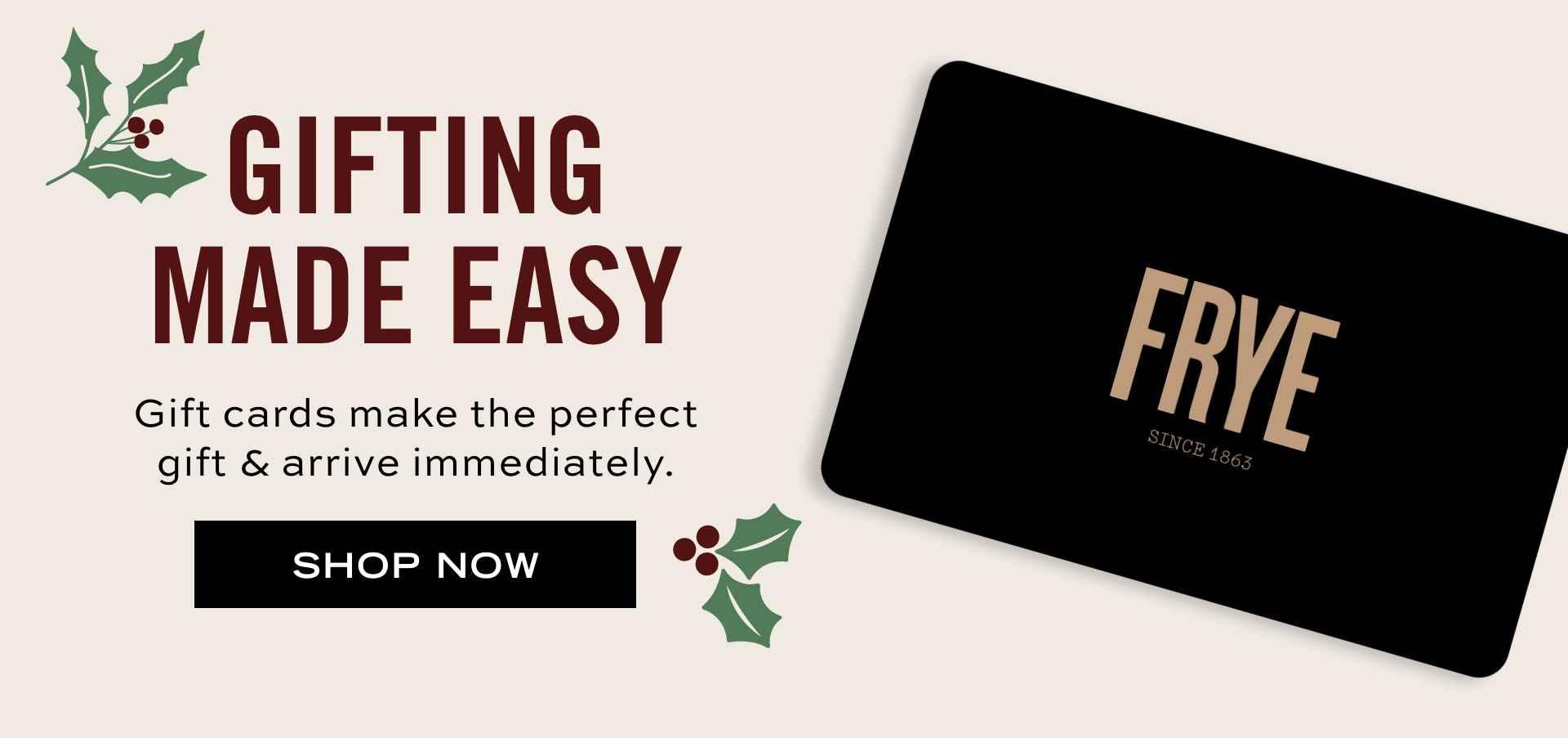 Shop Gift Cards Now.