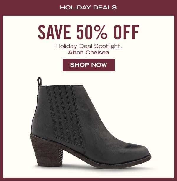 Save 50% Off Exclusive Holiday Deals