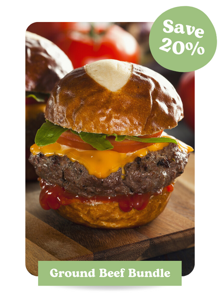 Picture of Grass-Fed Ground Beef Burger, 20% Ground Beef Bundle Sale