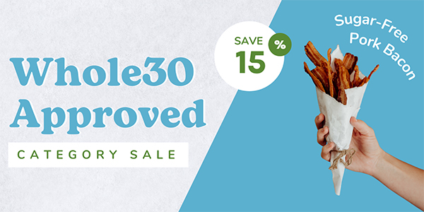Whole30 Approved Category Sale, Sugar-Free Pork Bacon