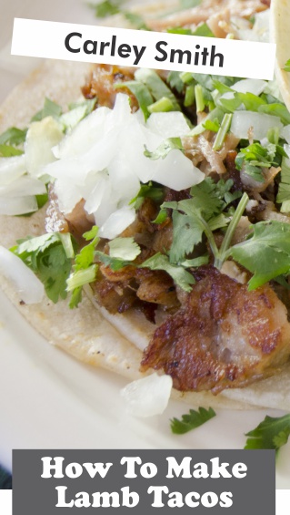 Simple Steps cooking, lamb tacos recipe, carley smith