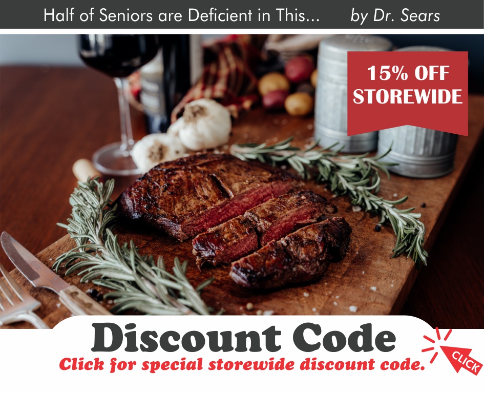 Code Alert - 15% off storewide - Dr. Sear's article